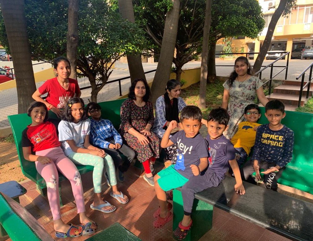 Kids on a nature walk