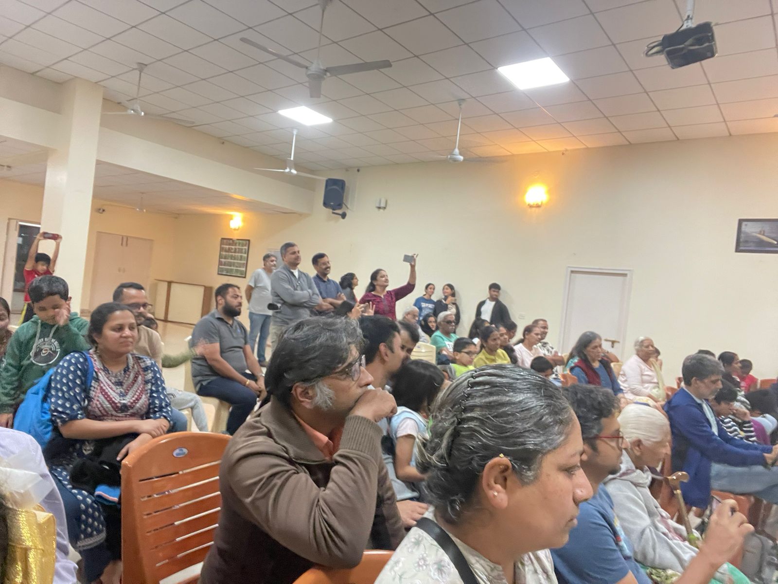 Audience watching performance