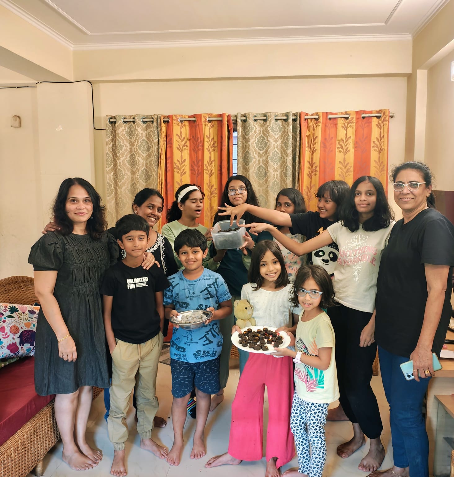 Funtime kids with baked goodies